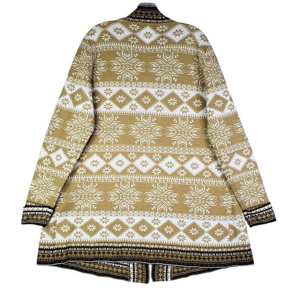 Icelandic Design Women's Open Front Cardigan Sweater Size Small Wool Blend - Picture 3 of 10